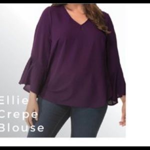 Kiyonna Ellie Crepe Blouse 3x